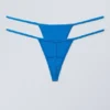 2er-Pack Minimal-Tangas – Hellblau