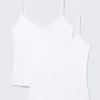 2er-Pack Slim-Fit-Baumwoll-Unterhemd mit V-Ausschnitt – Weiß 2er-Pack Slim-Fit-Baumwoll-Unterhemd mit V-Ausschnitt – Weiß