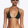 2er-Pack Triangel-Bikini-Oberteile mit Trägern – Schwarz + braune Streifen 2er-Pack Triangel-Bikini-Oberteile mit Trägern – Schwarz + braune Streifen