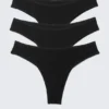 3er-Pack Inez Brazilian Cotton Slips – Schwarz 3er-Pack Inez Brazilian Cotton Slips – Schwarz