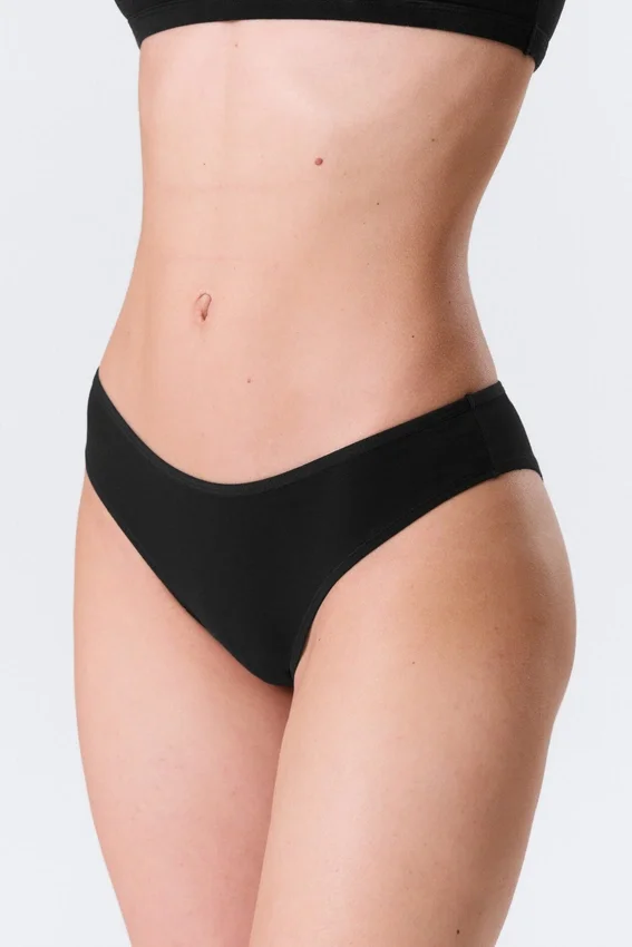3er-Pack Inez Brazilian Cotton Slips – Schwarz 3er-Pack Inez Brazilian Cotton Slips – Schwarz