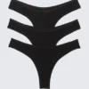 3er-Pack Inez Brazilian Cotton Slips – Schwarz 3er-Pack Inez Brazilian Cotton Slips – Schwarz
