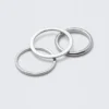 3er-Pack Minimalistische Stahlringe – Silber 3er-Pack Minimalistische Stahlringe – Silber