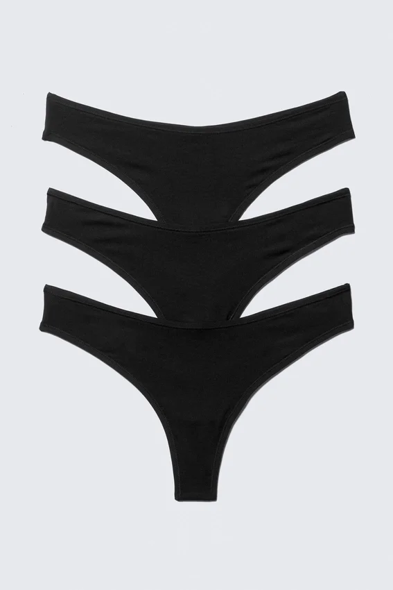 3er-Pack Soul Micro-Tangas – Schwarz 3er-Pack Soul Micro-Tangas – Schwarz