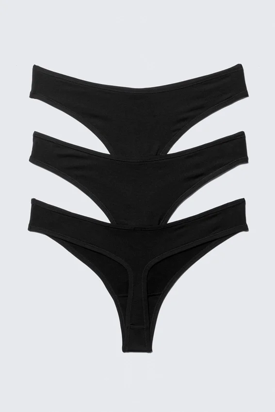 3er-Pack Soul Micro-Tangas – Schwarz 3er-Pack Soul Micro-Tangas – Schwarz