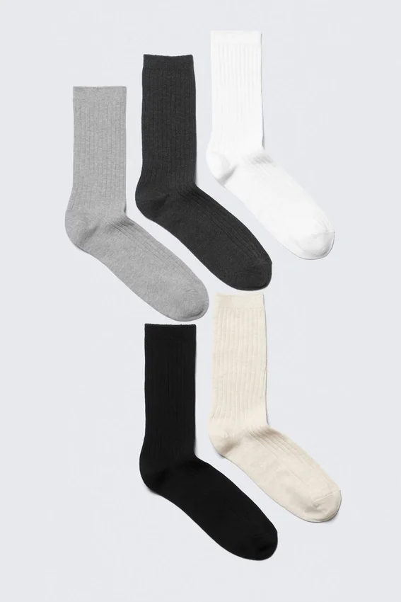 5er-Pack Rippensocken – Basic Mix 5er-Pack Rippensocken – Basic Mix