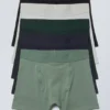 5er-Pack Slips – Grün, Blau, Creme, Schwarz 5er-Pack Slips – Grün, Blau, Creme, Schwarz