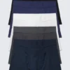 5er-Pack Slips – Schwarz/Blau/Weiß/Grau
