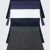 5er-Pack Slips – Schwarz/Weiß/Marineblau