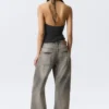 Abell Mid Rise Regular Barrel Jeans – Canyon Grey – Medium Grey