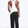 Adler Loose Fit Straight Hose aus Leinenmischung – Schwarz Adler Loose Fit Straight Hose aus Leinenmischung – Schwarz