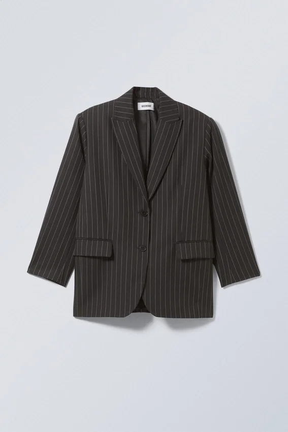 Aiden Oversized-Blazer – Dunkelgrau Aiden Oversized-Blazer – Dunkelgrau