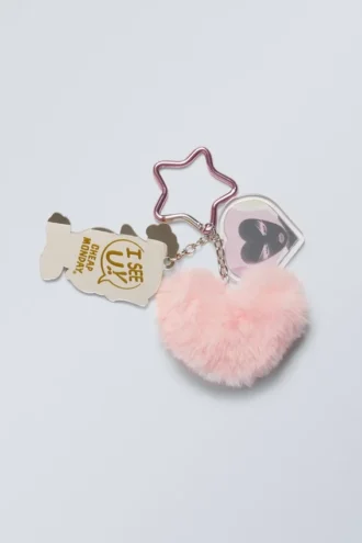 Anhänger-Schlüsselanhänger – Rosa – Elefant | Cheap Monday Gb