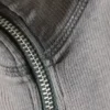 Anja Zip Rollkragen-Langarmshirt – Grau, Spray Wash Anja Zip Rollkragen-Langarmshirt – Grau, Spray Wash