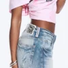 Anti Unisex-Jeans mit niedriger Taille, geradem Schnitt und normaler Passform – Blue Moon – Hellblau | Cheap Monday GB Anti Unisex-Jeans mit niedriger Taille, geradem Schnitt und normaler Passform – Blue Moon – Hellblau | Cheap Monday GB