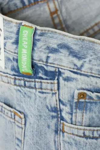 Anti Unisex-Jeans mit niedriger Taille, geradem Schnitt und normaler Passform – Hellblau | Cheap Monday GB