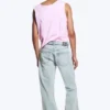 Anti Unisex-Jeans mit niedriger Taille, geradem Schnitt und normaler Passform – Hellblau | Cheap Monday GB Anti Unisex-Jeans mit niedriger Taille, geradem Schnitt und normaler Passform – Hellblau | Cheap Monday GB
