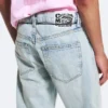 Anti Unisex-Jeans mit niedriger Taille, geradem Schnitt und normaler Passform – Hellblau | Cheap Monday GB Anti Unisex-Jeans mit niedriger Taille, geradem Schnitt und normaler Passform – Hellblau | Cheap Monday GB