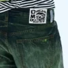 Anti Unisex-Jeans mit niedriger Taille, geradem Schnitt und normaler Passform – Marinegrün – Grün | Cheap Monday GB Anti Unisex-Jeans mit niedriger Taille, geradem Schnitt und normaler Passform – Marinegrün – Grün | Cheap Monday GB