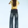 Anti Unisex-Jeans mit niedriger Taille, geradem Schnitt und normaler Passform – Stahlblau – Mittelblau | Cheap Monday GB Anti Unisex-Jeans mit niedriger Taille, geradem Schnitt und normaler Passform – Stahlblau – Mittelblau | Cheap Monday GB