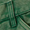 Arbeitshose mit niedriger Leibhöhe und lockerer Passform – gewaschenes Grün Arbeitshose mit niedriger Leibhöhe und lockerer Passform – gewaschenes Grün