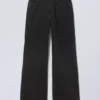 Area Mid Rise Loose Wide Jeans – Black Rinse – Schwarz Area Mid Rise Loose Wide Jeans – Black Rinse – Schwarz