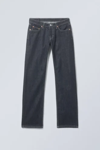 Arrow Low Rise Regular Straight Jeans – Blue Rinse – Dunkelblau
