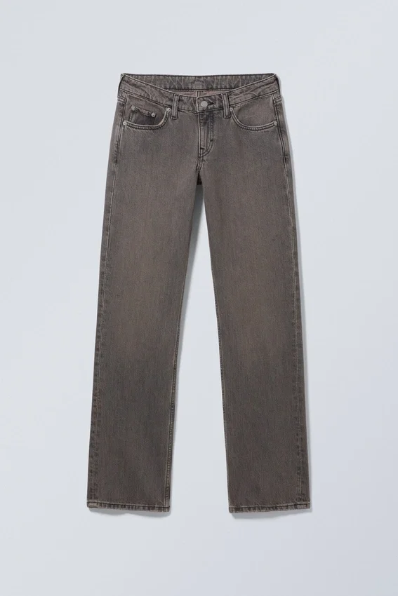 Arrow Low Rise Regular Straight Jeans – Clay Grey – Grau Arrow Low Rise Regular Straight Jeans – Clay Grey – Grau