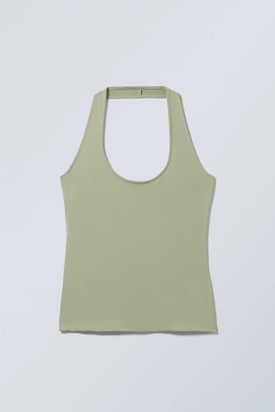 Astrid Neckholder-Top – Hellkhaki Astrid Neckholder-Top – Hellkhaki