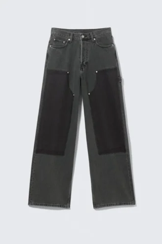 Astro Loose Baggy Carpenter Jeans – Eulogy Black – Schwarz