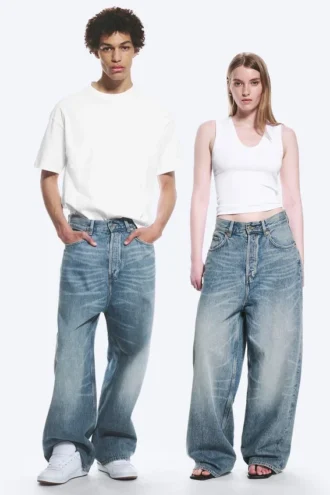 Astro Loose Extra Baggy Jeans – Blue Stream