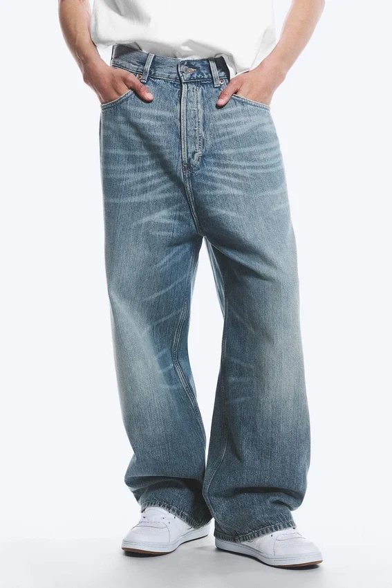 Astro Loose Extra Baggy Jeans – Blue Stream Astro Loose Extra Baggy Jeans – Blue Stream