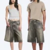 Astro Mid Rise Loose Baggy Denim Shorts – Redondo Black – Schwarz Astro Mid Rise Loose Baggy Denim Shorts – Redondo Black – Schwarz