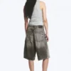 Astro Mid Rise Loose Baggy Denim Shorts – Redondo Black – Schwarz Astro Mid Rise Loose Baggy Denim Shorts – Redondo Black – Schwarz