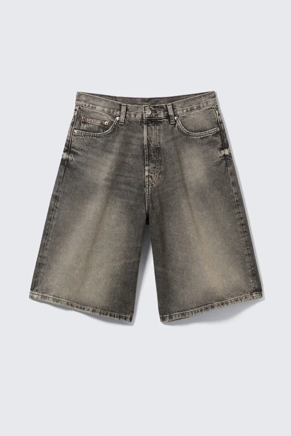 Astro Mid Rise Loose Baggy Denim Shorts – Redondo Black – Schwarz Astro Mid Rise Loose Baggy Denim Shorts – Redondo Black – Schwarz