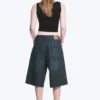Astro Mid Rise Loose Baggy Denim Shorts – Seeblau – Mittelblau Astro Mid Rise Loose Baggy Denim Shorts – Seeblau – Mittelblau