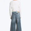 Astro Mid Rise Loose Baggy Twist Jeans – Gloria Blue – Mittelblau Astro Mid Rise Loose Baggy Twist Jeans – Gloria Blue – Mittelblau