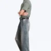Astro Mid Rise Loose Baggy Unisex-Jeans – Arizona Blue – Mittelblau Astro Mid Rise Loose Baggy Unisex-Jeans – Arizona Blue – Mittelblau