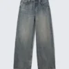 Astro Mid Rise Loose Baggy Unisex-Jeans – Arizona Blue – Mittelblau Astro Mid Rise Loose Baggy Unisex-Jeans – Arizona Blue – Mittelblau