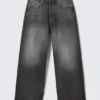 Astro Mid Rise Loose Baggy Unisex-Jeans – Dusky Black – Schwarz Astro Mid Rise Loose Baggy Unisex-Jeans – Dusky Black – Schwarz