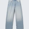 Astro Mid Rise Loose Baggy Unisex-Jeans – Kimberley Blue – Hellblau Astro Mid Rise Loose Baggy Unisex-Jeans – Kimberley Blue – Hellblau