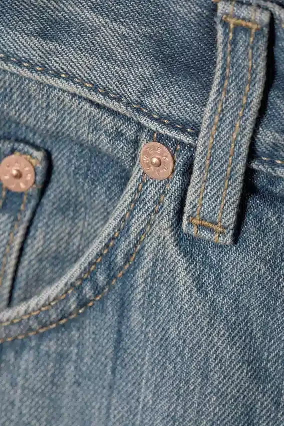 Astro Mid Rise Loose Baggy Unisex-Jeans – Trove Blue – Mittelblau Astro Mid Rise Loose Baggy Unisex-Jeans – Trove Blue – Mittelblau