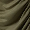 Asymmetrisches Lyocell-Oberteil mit fließendem Fall – Staubiges Khaki-Grün Asymmetrisches Lyocell-Oberteil mit fließendem Fall – Staubiges Khaki-Grün