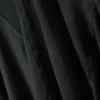 Asymmetrisches Midi-Kleid in gewaschener Optik – Schwarz Asymmetrisches Midi-Kleid in gewaschener Optik – Schwarz