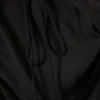 Asymmetrisches, ärmelloses Midikleid mit Cowl-Ausschnitt – Schwarz Asymmetrisches, ärmelloses Midikleid mit Cowl-Ausschnitt – Schwarz