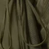 Asymmetrisches, schulterfreies Oberteil mit Dreiviertelärmeln – Khaki-Grün Asymmetrisches, schulterfreies Oberteil mit Dreiviertelärmeln – Khaki-Grün