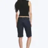Atom Low Rise Regular Knee-Length Denim Shorts – Blue Rinse – Dunkelblau Atom Low Rise Regular Knee-Length Denim Shorts – Blue Rinse – Dunkelblau