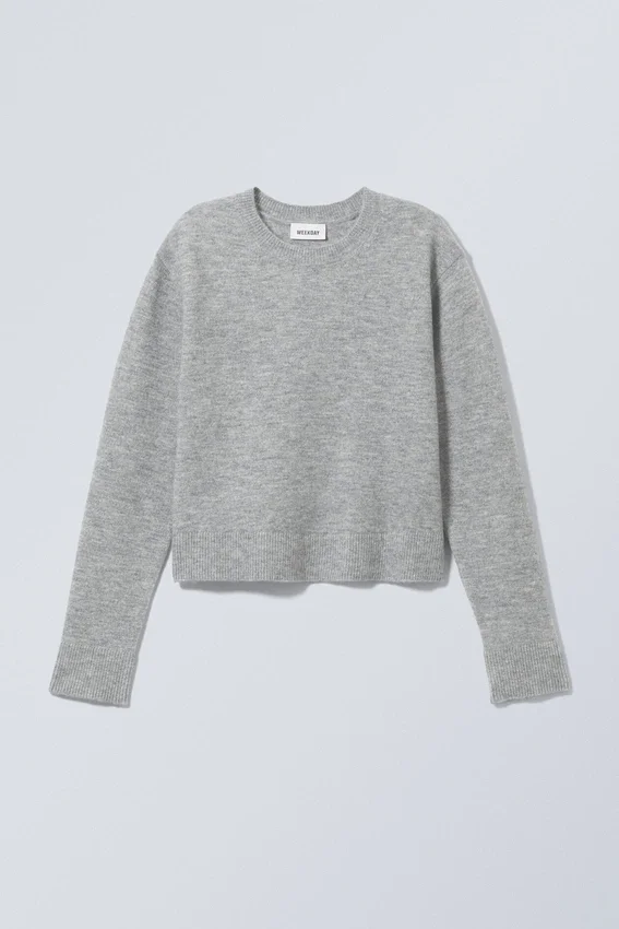 Ayla-Pullover – Staubgrau Ayla-Pullover – Staubgrau