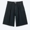 Baggy-Jeans-Shorts mit Falten und mittlerer Leibhöhe – Emerald Rinse – Dunkelblau Baggy-Jeans-Shorts mit Falten und mittlerer Leibhöhe – Emerald Rinse – Dunkelblau