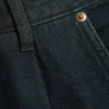 Baggy-Jeans-Shorts mit Falten und mittlerer Leibhöhe – Emerald Rinse – Dunkelblau Baggy-Jeans-Shorts mit Falten und mittlerer Leibhöhe – Emerald Rinse – Dunkelblau